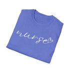 Nurse Script in White T-Shirt