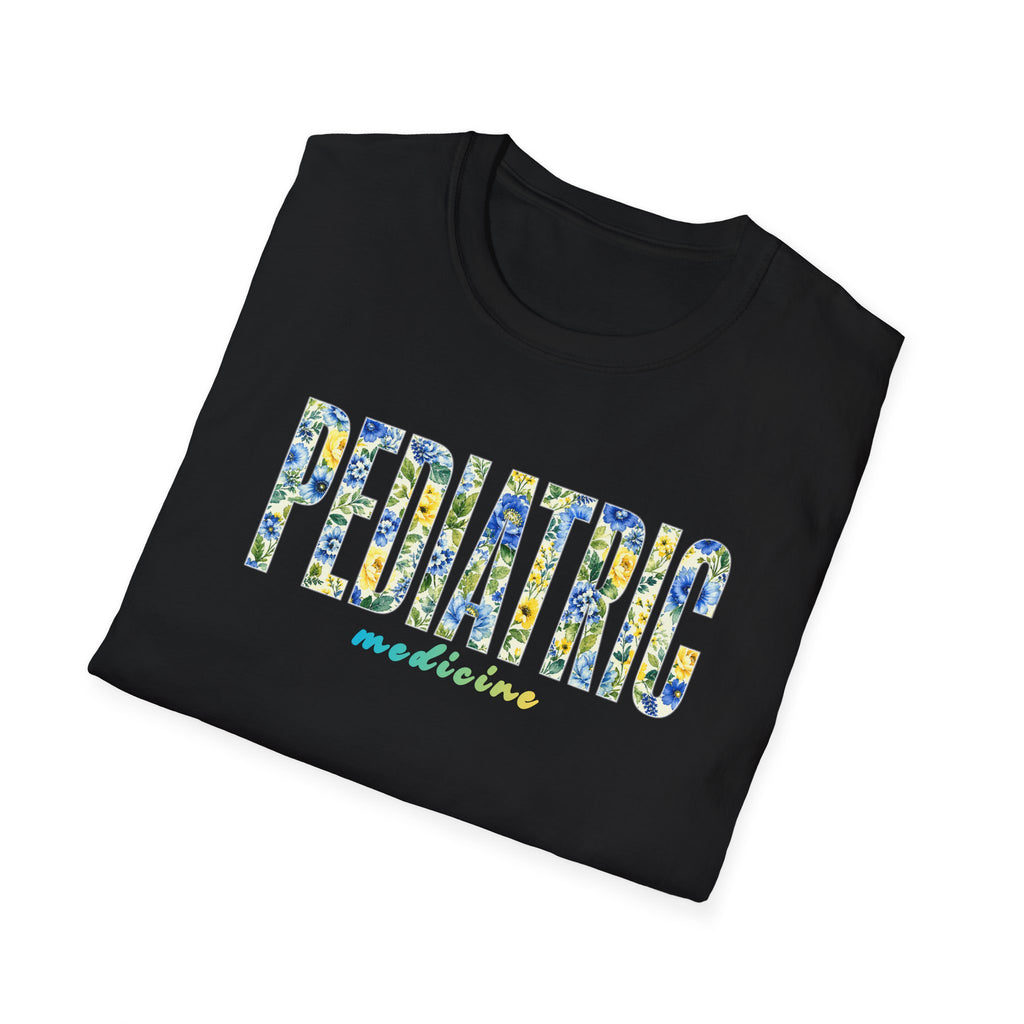 Pediatric Medicine Floral T-Shirt