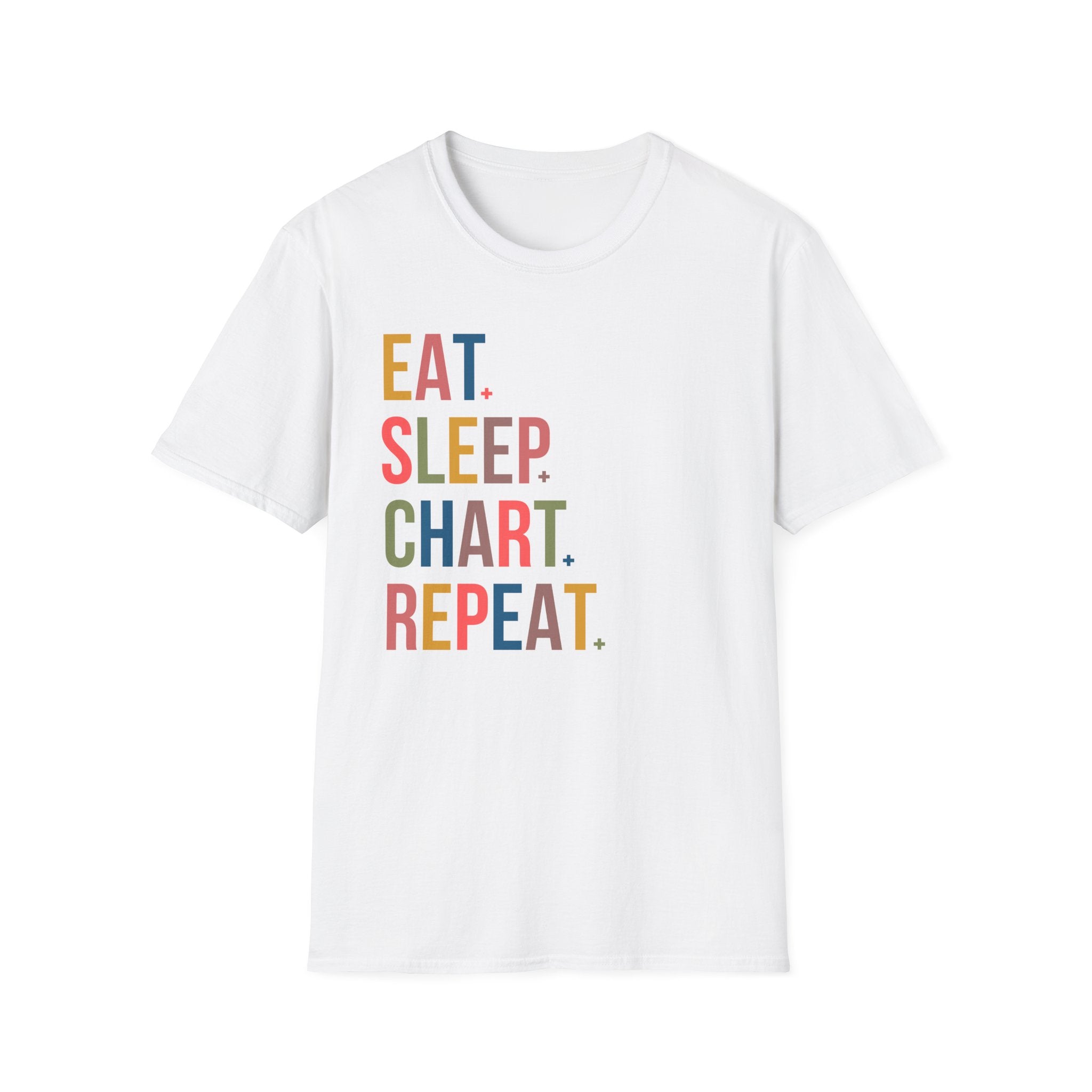 Eat Sleep Chart Repeat T-Shirt