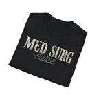Med Surg Nurse Floral T-Shirt