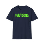 Neon Green Graffiti Nurse T-Shirt
