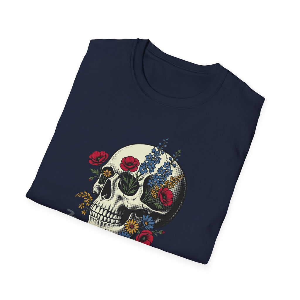 Neuro Nurse Floral Skull T-Shirt