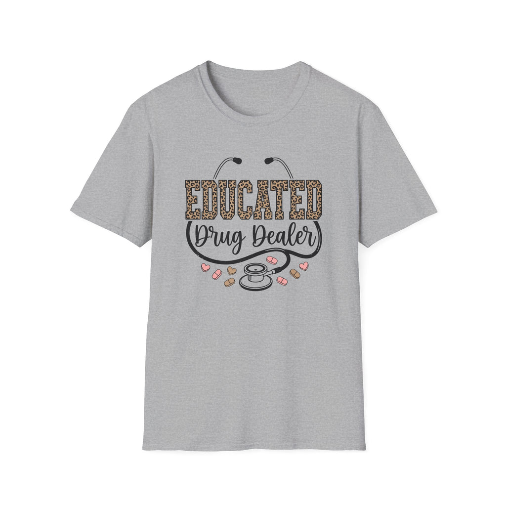 Educated Drug Dealer Animal Print T-Shirt