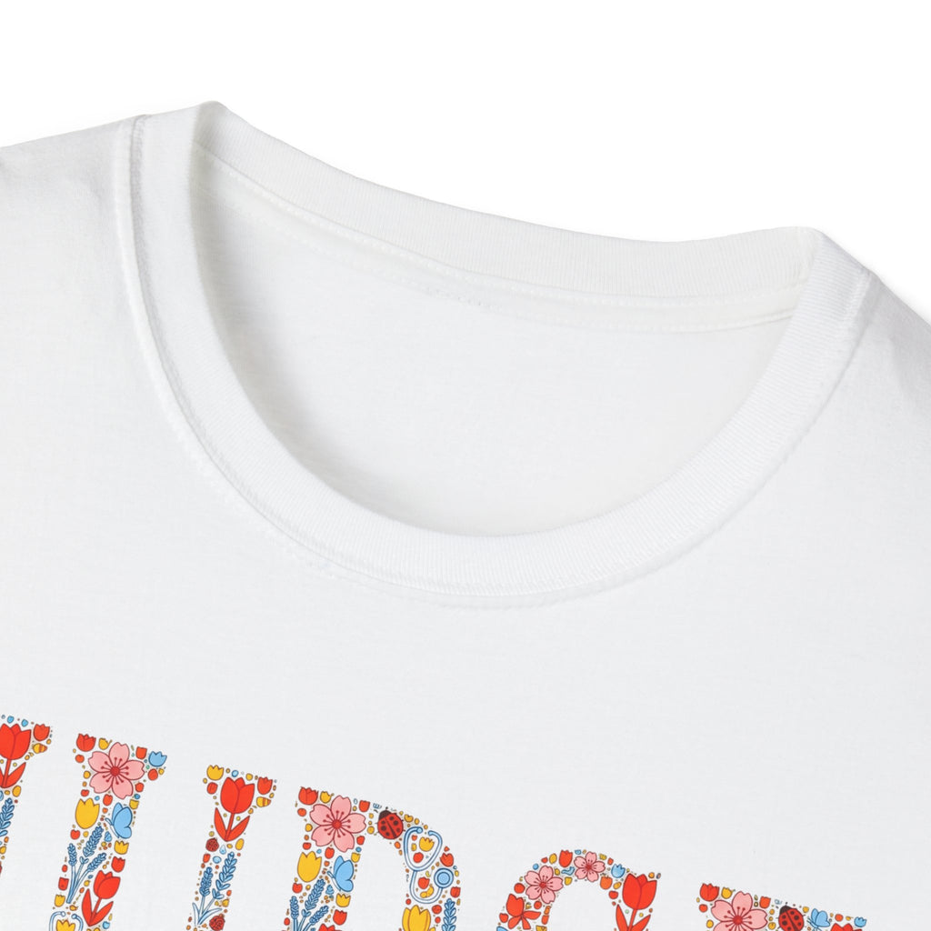 Ladybug Floral Nurse T-Shirt