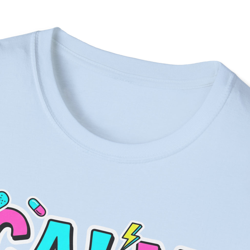 Calm Down Pink and Blue T-Shirt