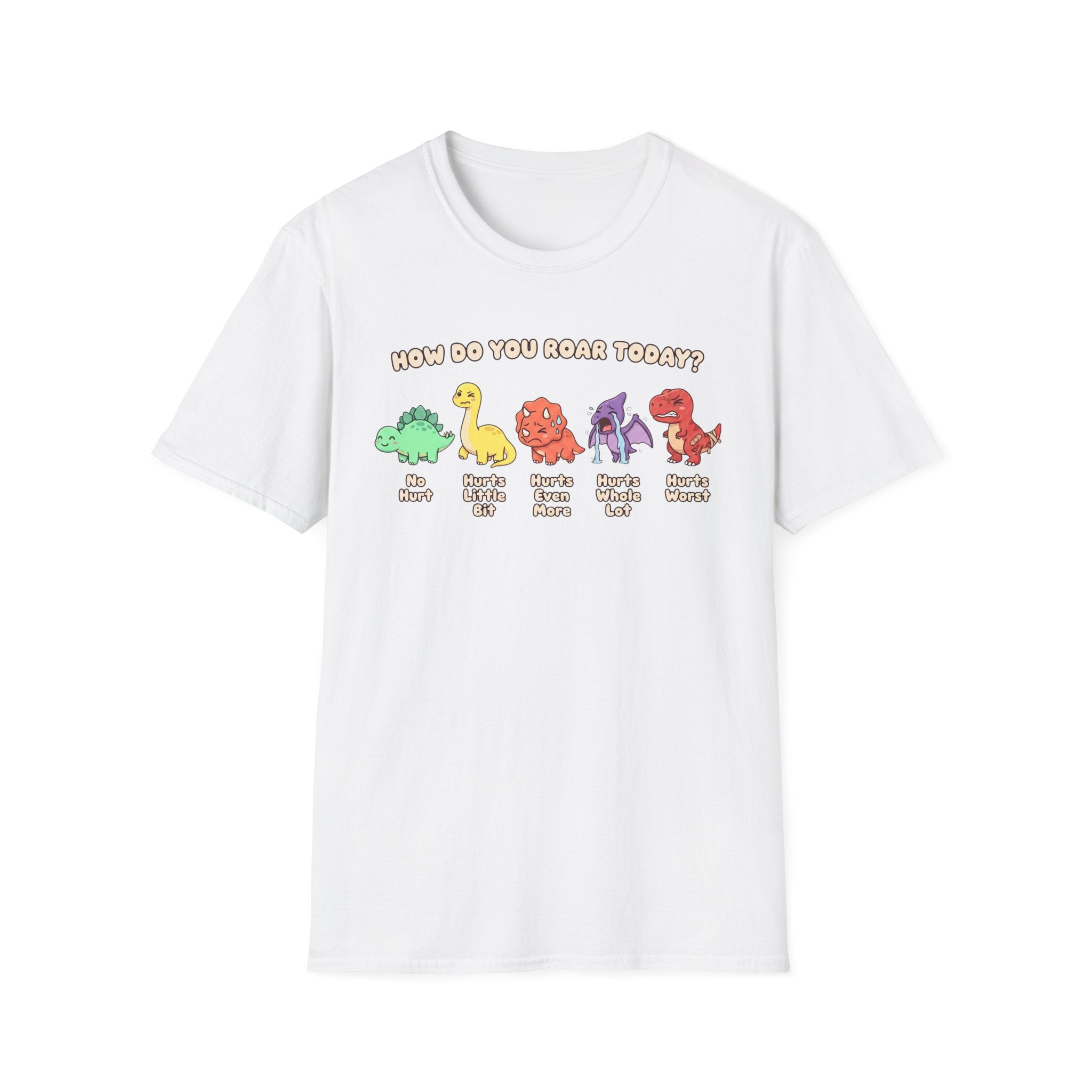 Dinosaur Pain Scale T-Shirt