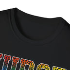 Multicolor Cheetah Print Varsity Nurse T-Shirt