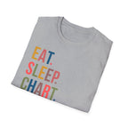 Eat Sleep Chart Repeat T-Shirt