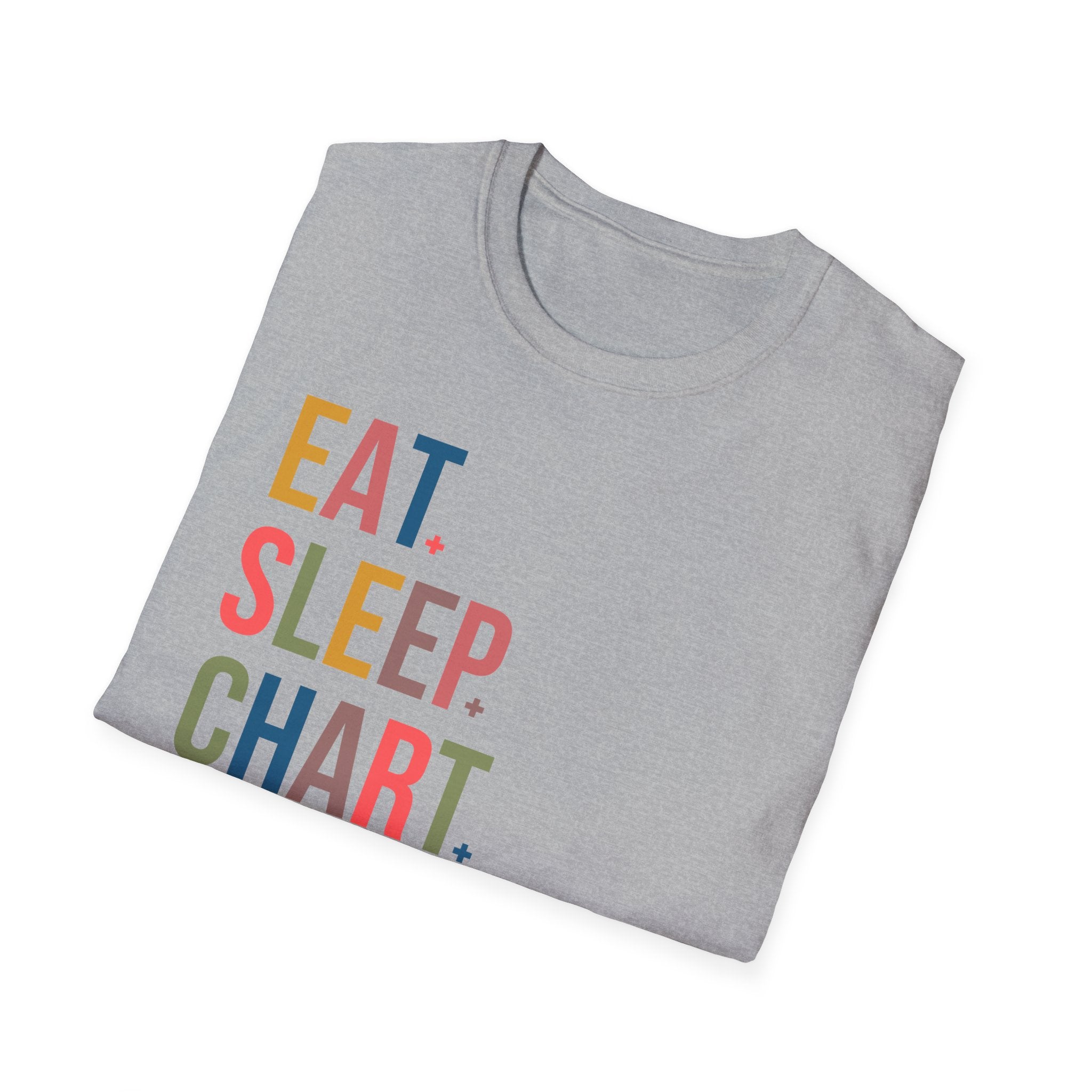 Eat Sleep Chart Repeat T-Shirt