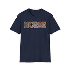 Animal Print Varsity Nurse T-Shirt