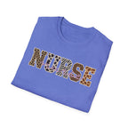 Animal Print Varsity Nurse T-Shirt