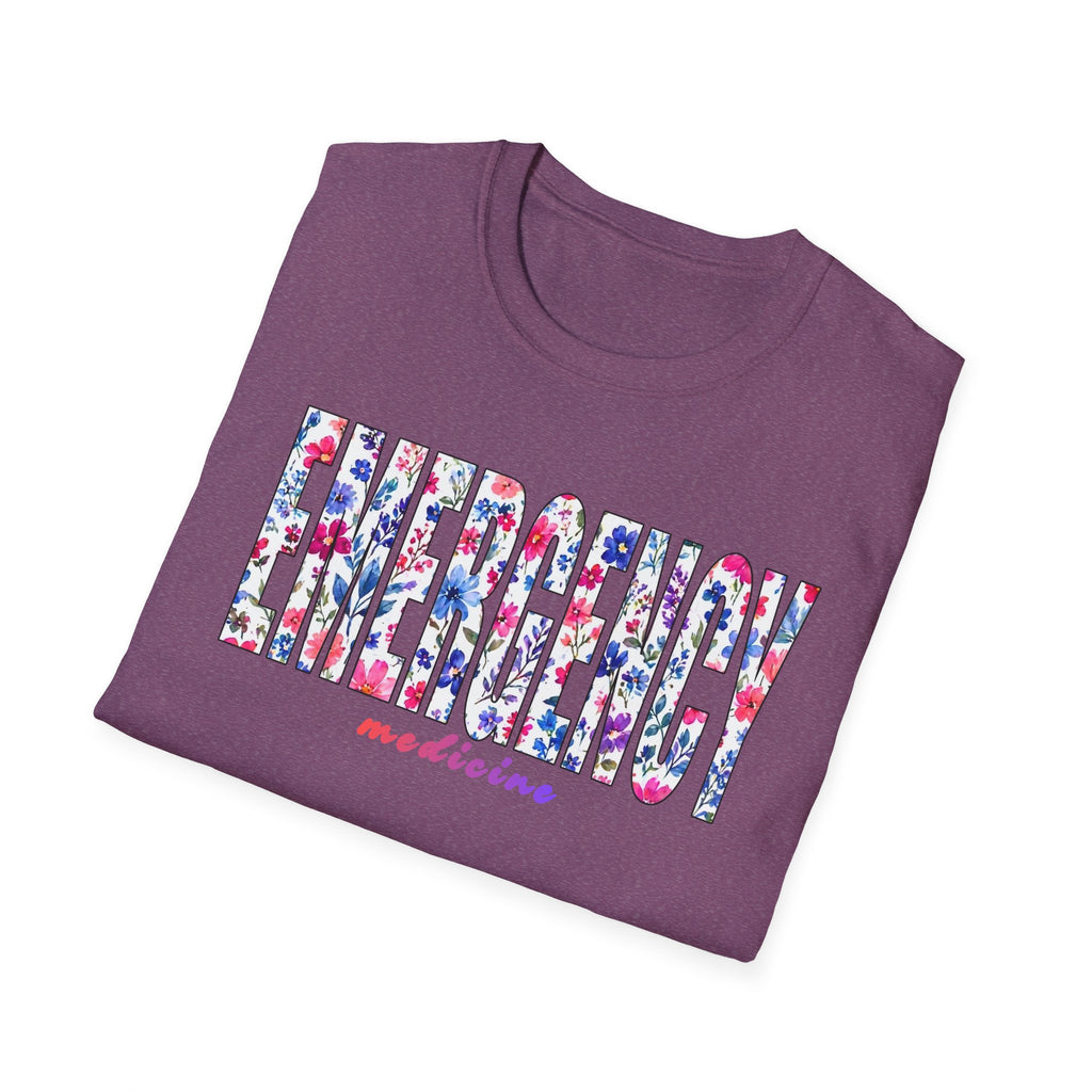 Emergency Medicine Floral T-Shirt