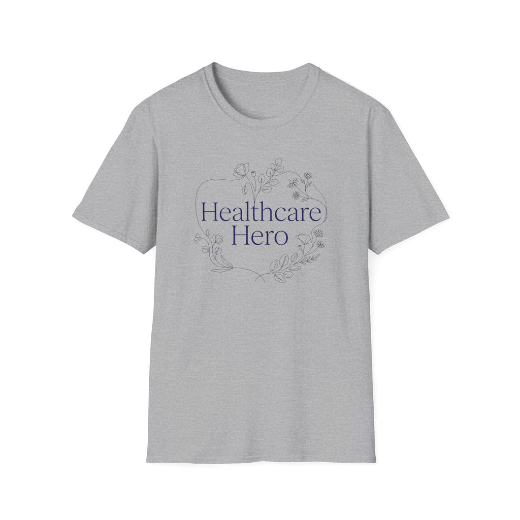 Healthcare Hero Floral T-Shirt