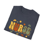 Groovy Bubble Letter Nurse T-Shirt