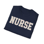 Varsity Floral Nurse T-Shirt