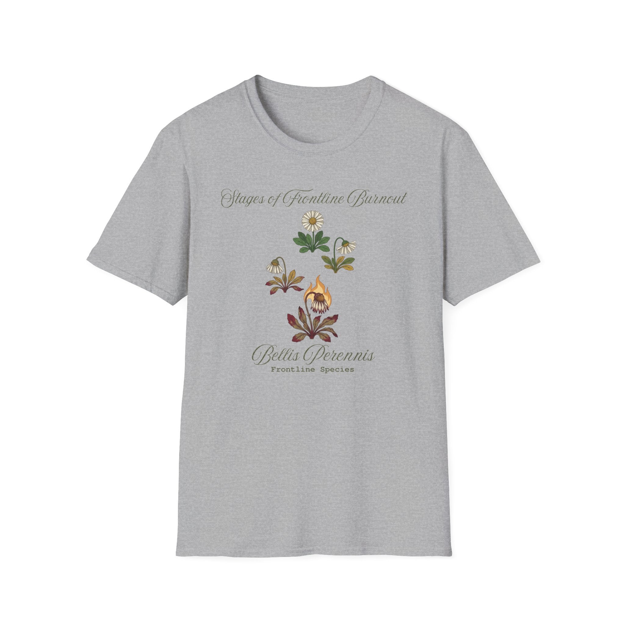 Stages of Daisy Burnout T-Shirt