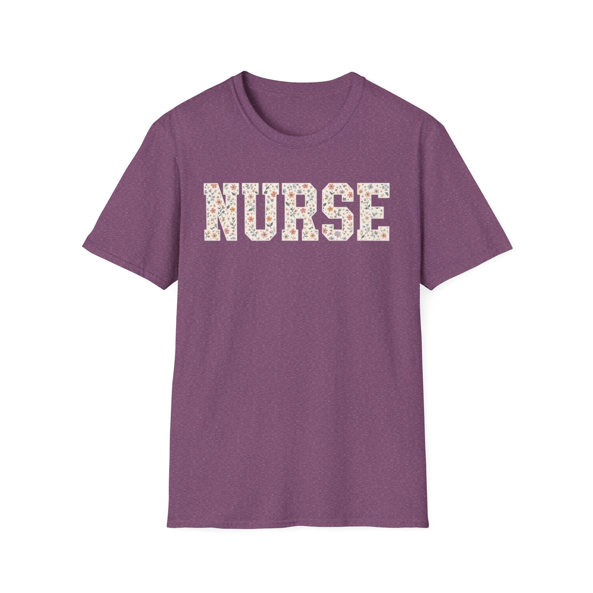 Varsity Floral Nurse T-Shirt