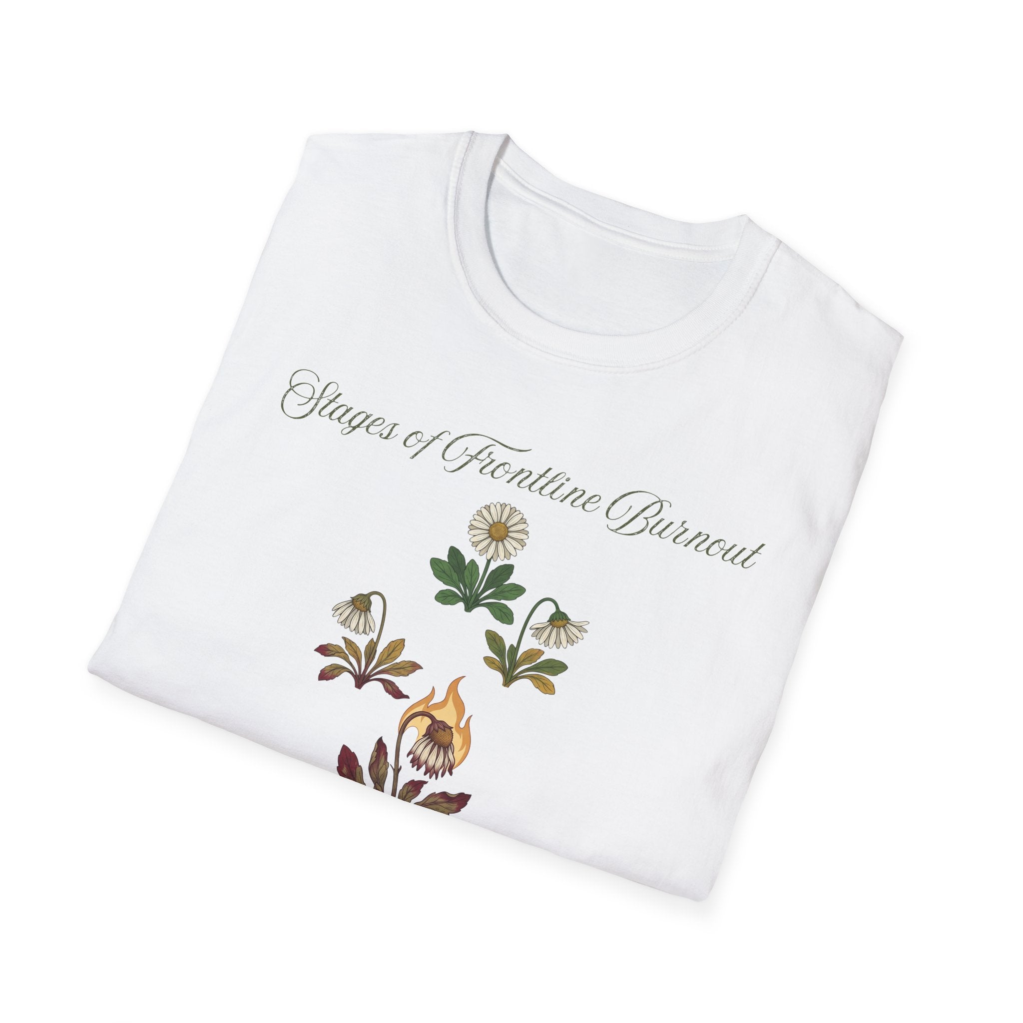 Stages of Daisy Burnout T-Shirt