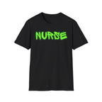 Neon Green Graffiti Nurse T-Shirt