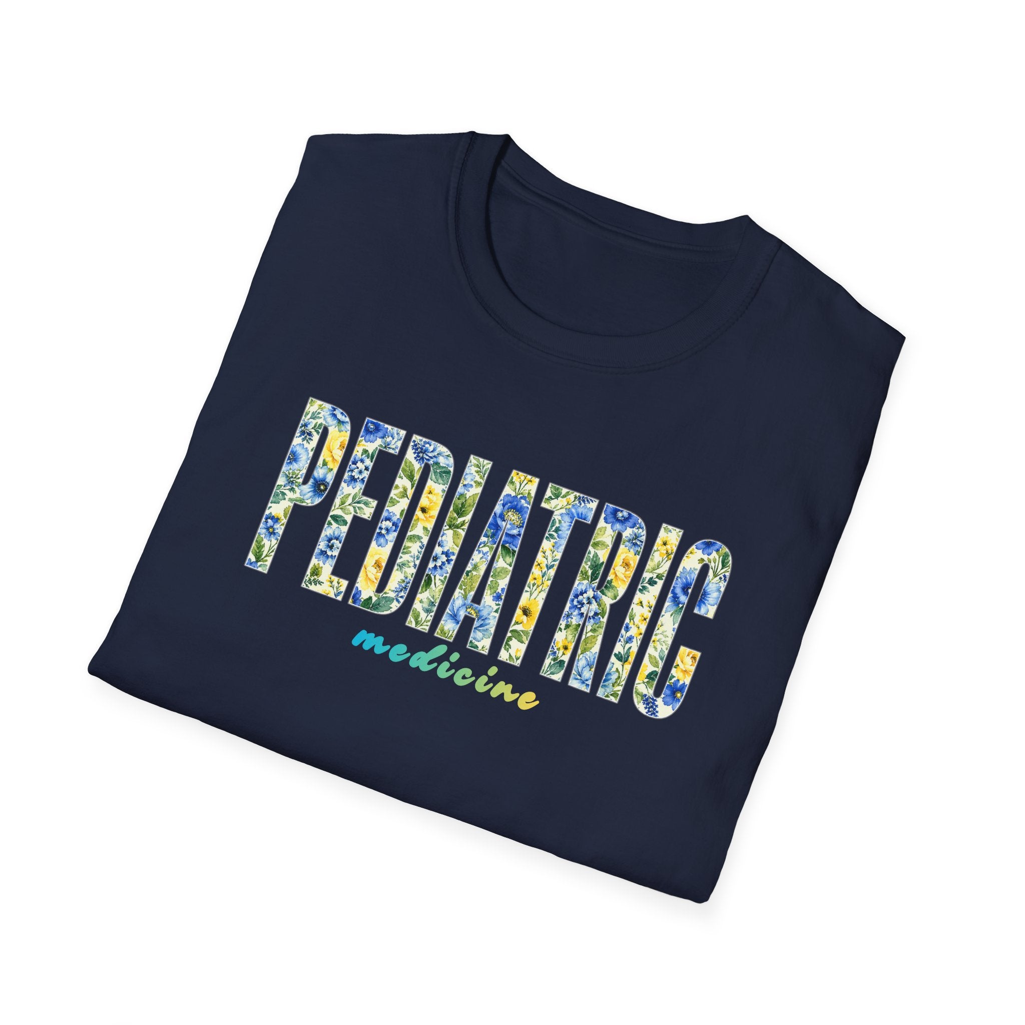 Pediatric Medicine Floral T-Shirt