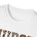 Animal Print Varsity Nurse T-Shirt