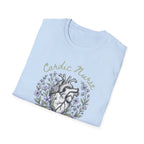 Cardiac Nurse Floral Heart T-Shirt