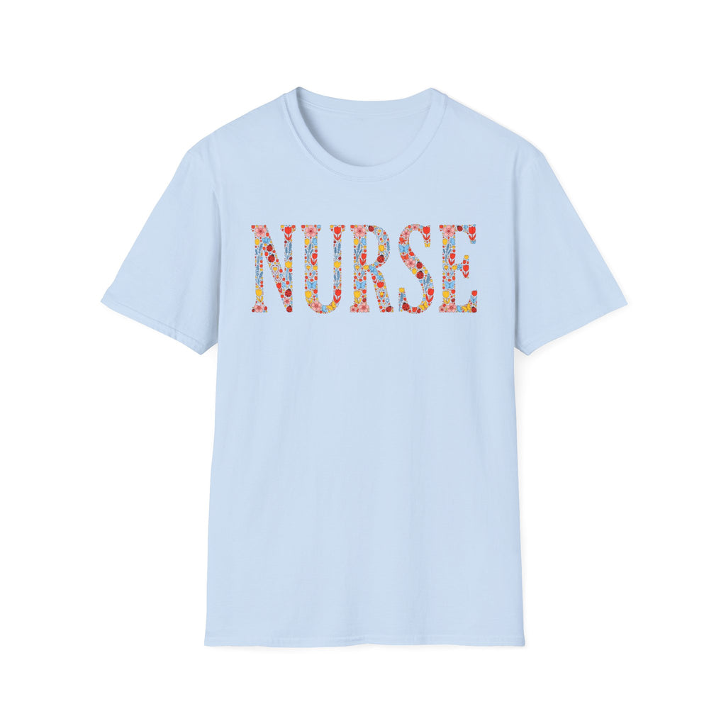 Ladybug Floral Nurse T-Shirt