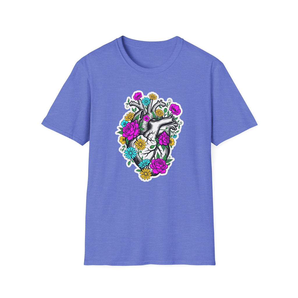 Bright Floral Heart T-Shirt