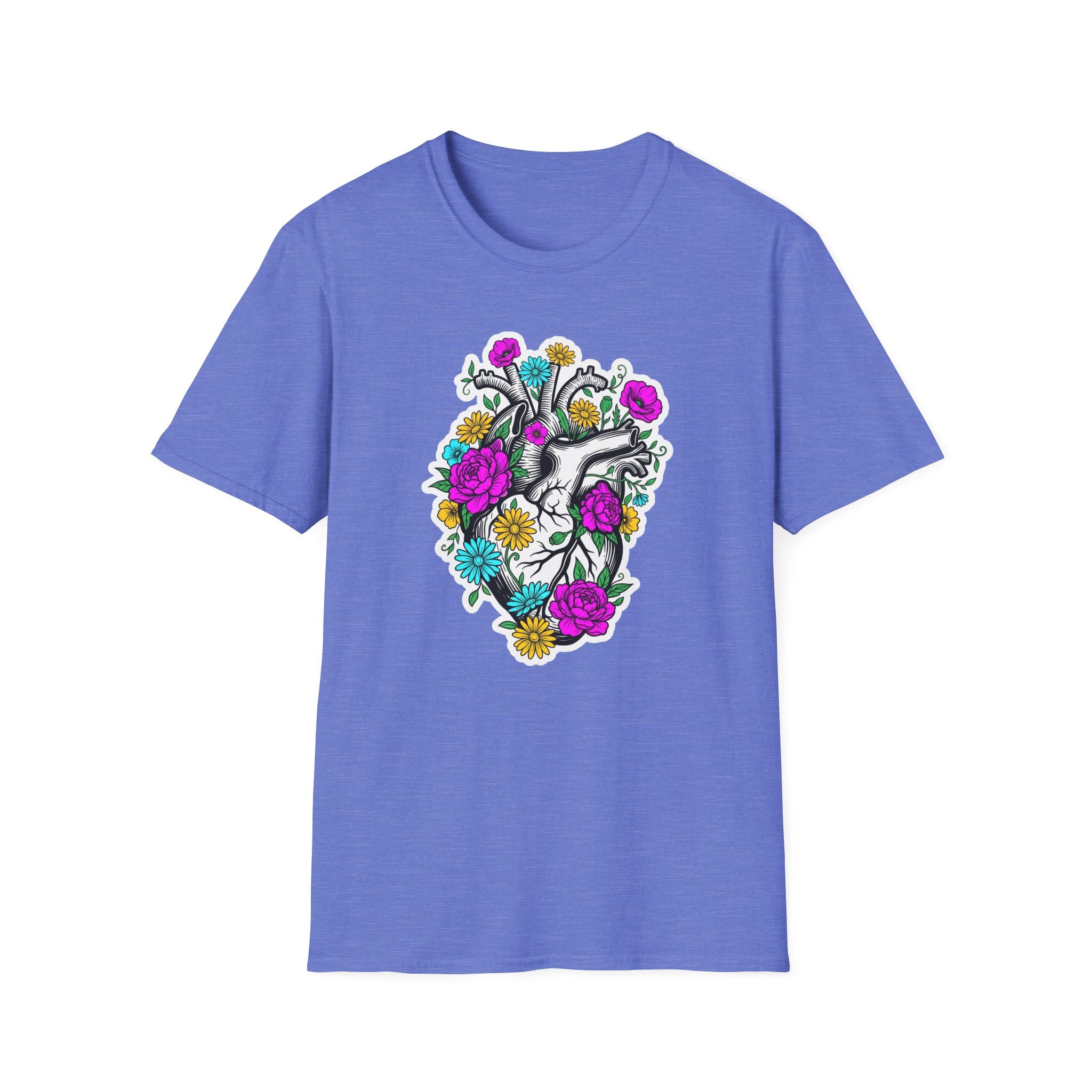 Bright Floral Heart T-Shirt