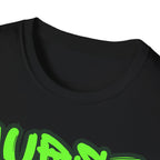 Neon Green Graffiti Nurse T-Shirt