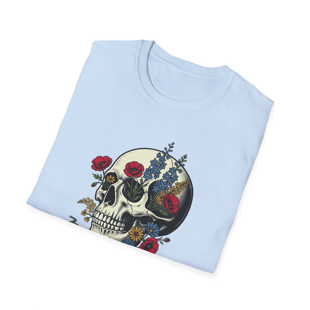 Neuro Nurse Floral Skull T-Shirt