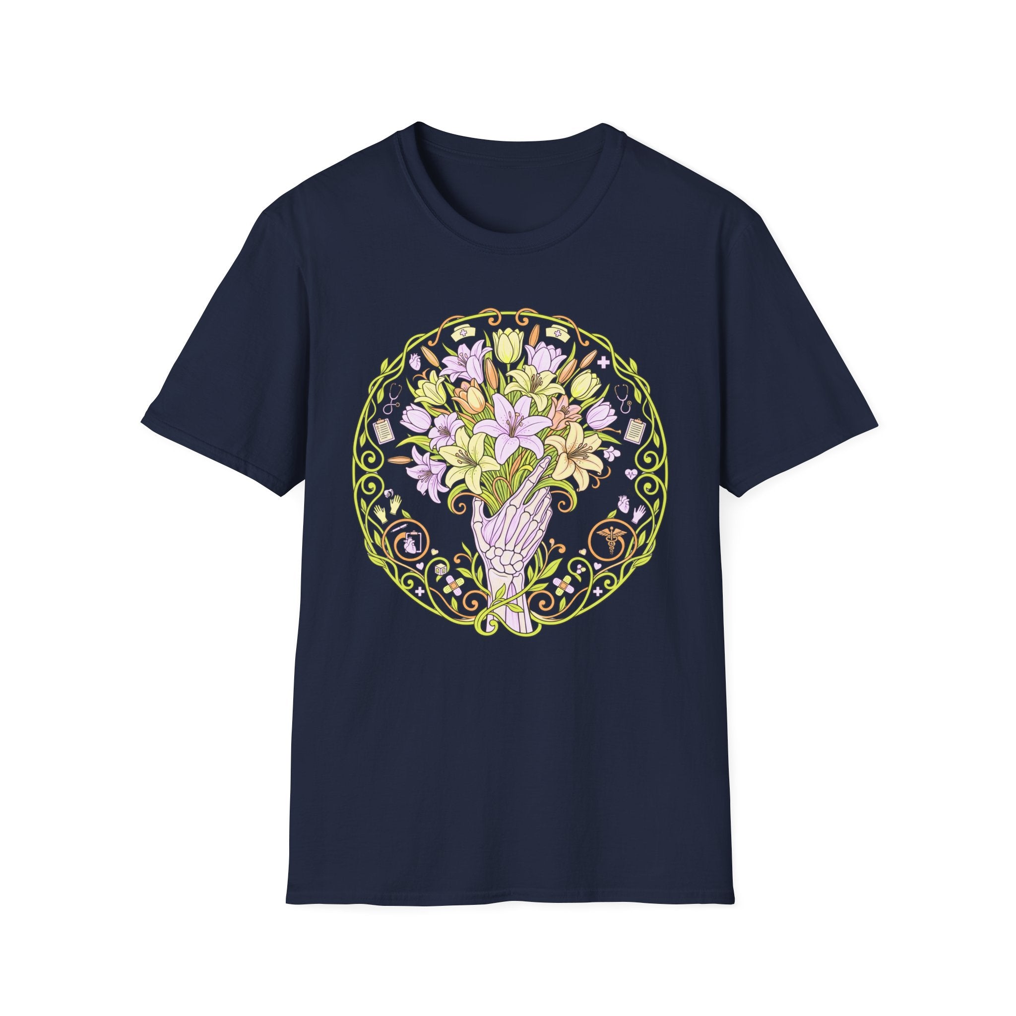 Skeletal Hand Bouquet T-Shirt